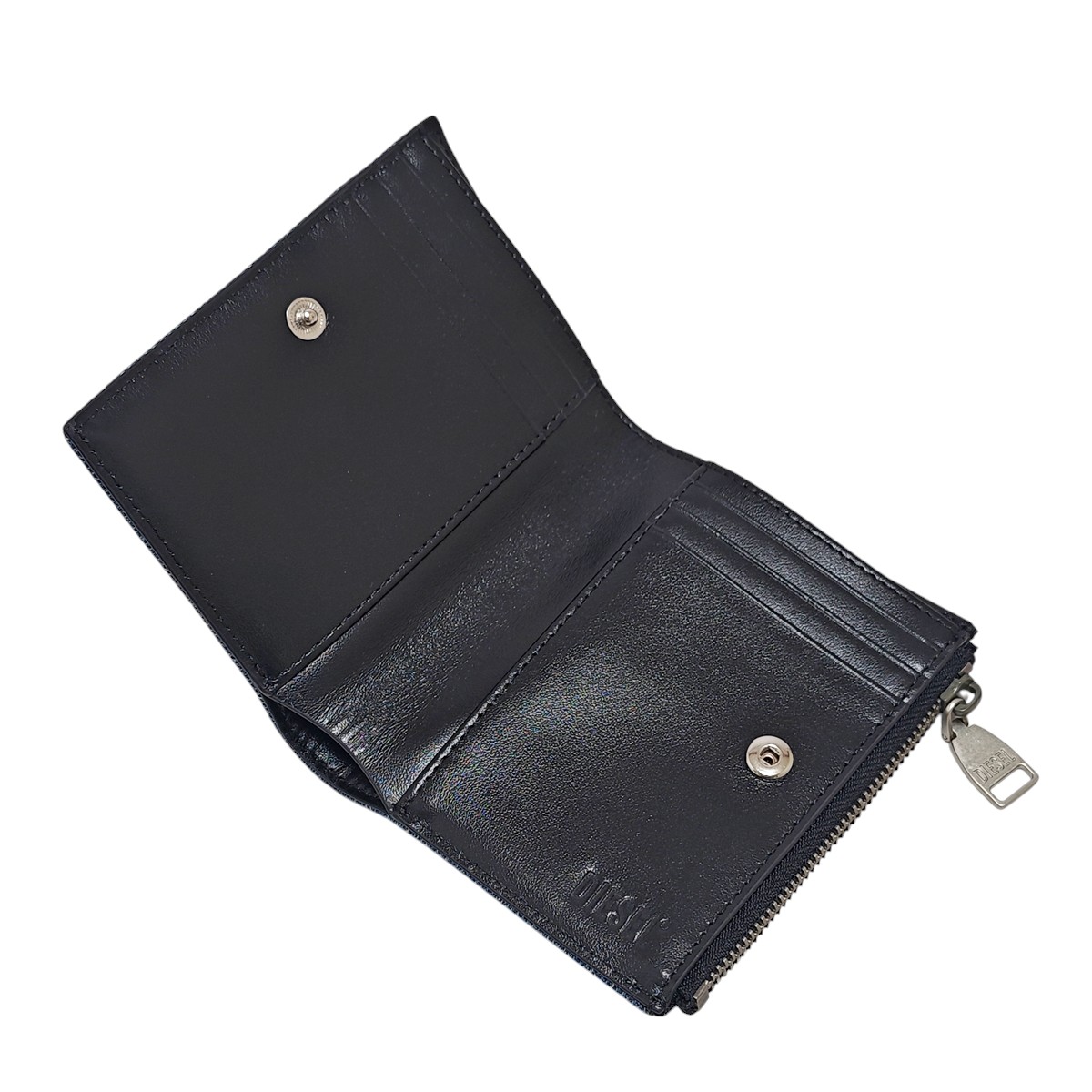 楽天市場】ディーゼル DIESEL 1DR BI-FOLD ZIP II ロゴプレート デニム