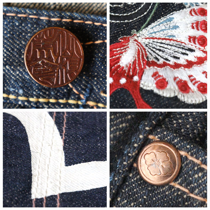 楽天市場】EVISU LADIES 蝶刺繍 ジーンズ ブーツカット EVISUDONNA