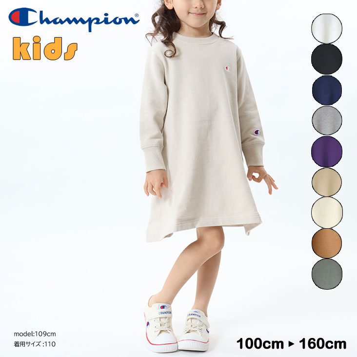 楽天市場】Champion チャンピオン kids キッズ ワンピース ポケット