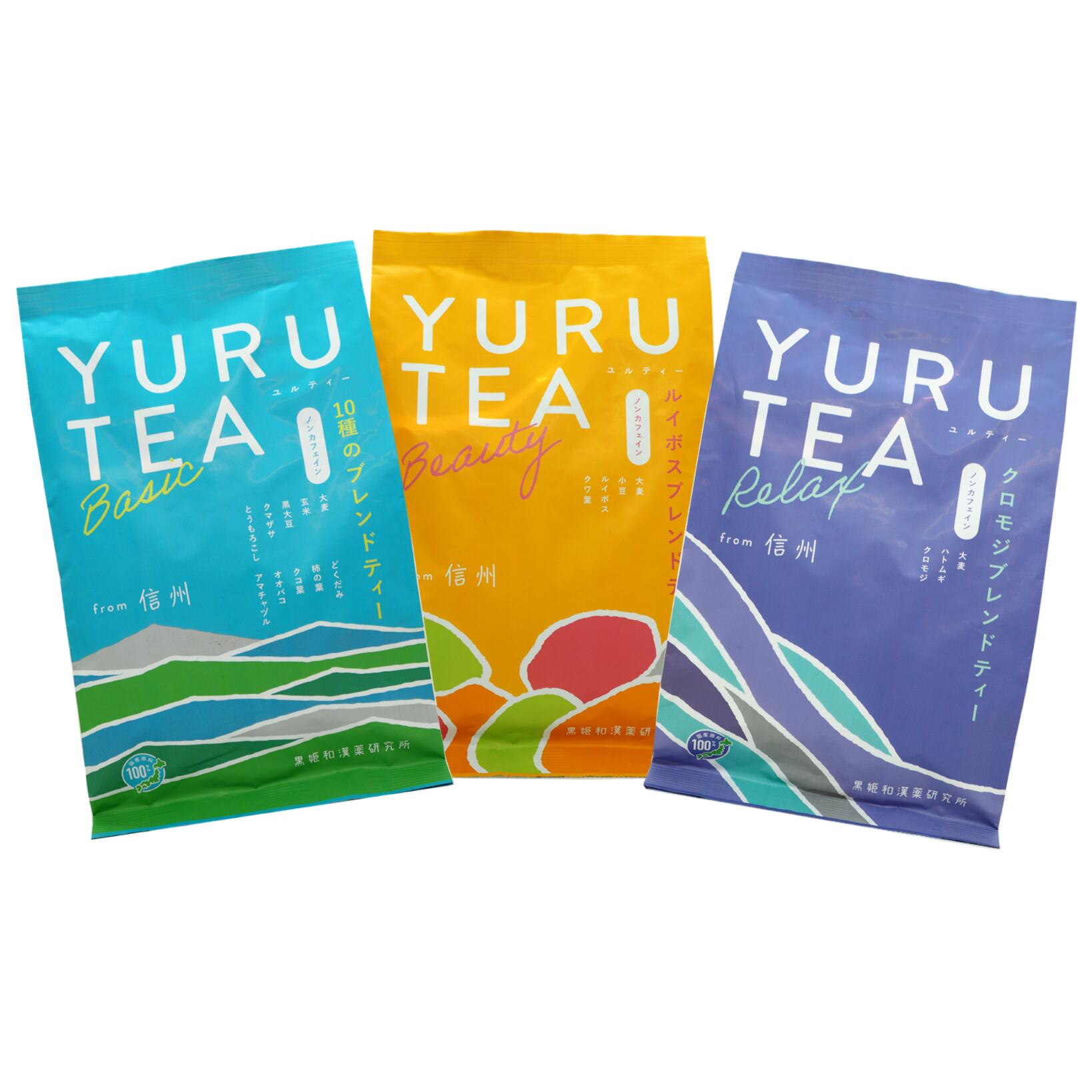 楽天市場】YURUTEA（ユルティー） 3種 ノンカフェイン 各24包入
