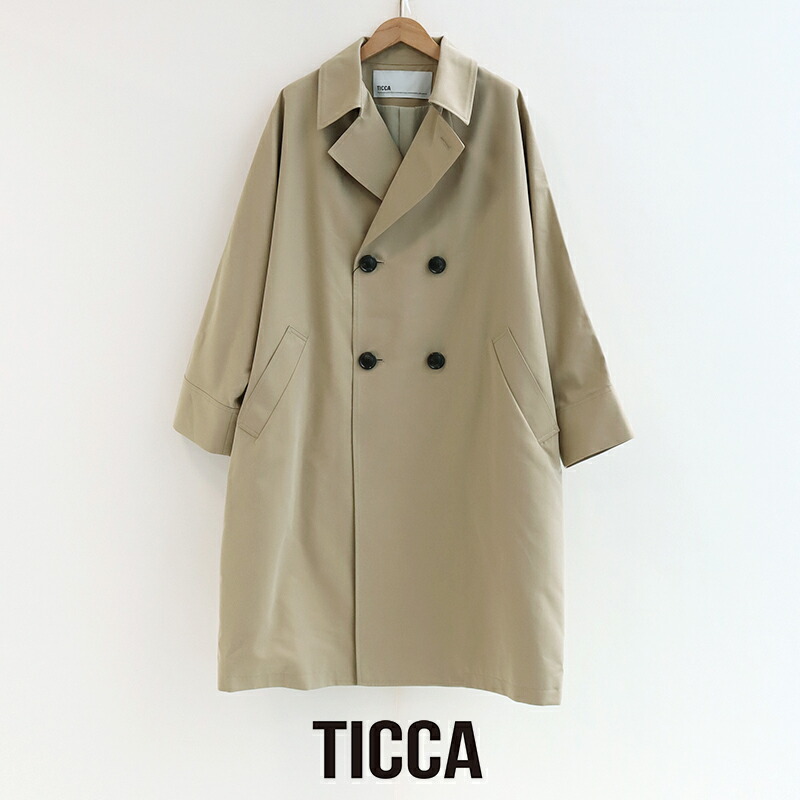 楽天市場】TICCA ティッカ テントトレンチコート TBES-171【RCP