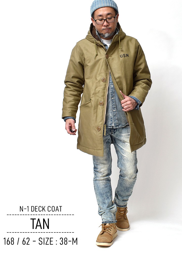 楽天市場】N-2 デッキコート N-1 デッキジャケット アウター メンズ