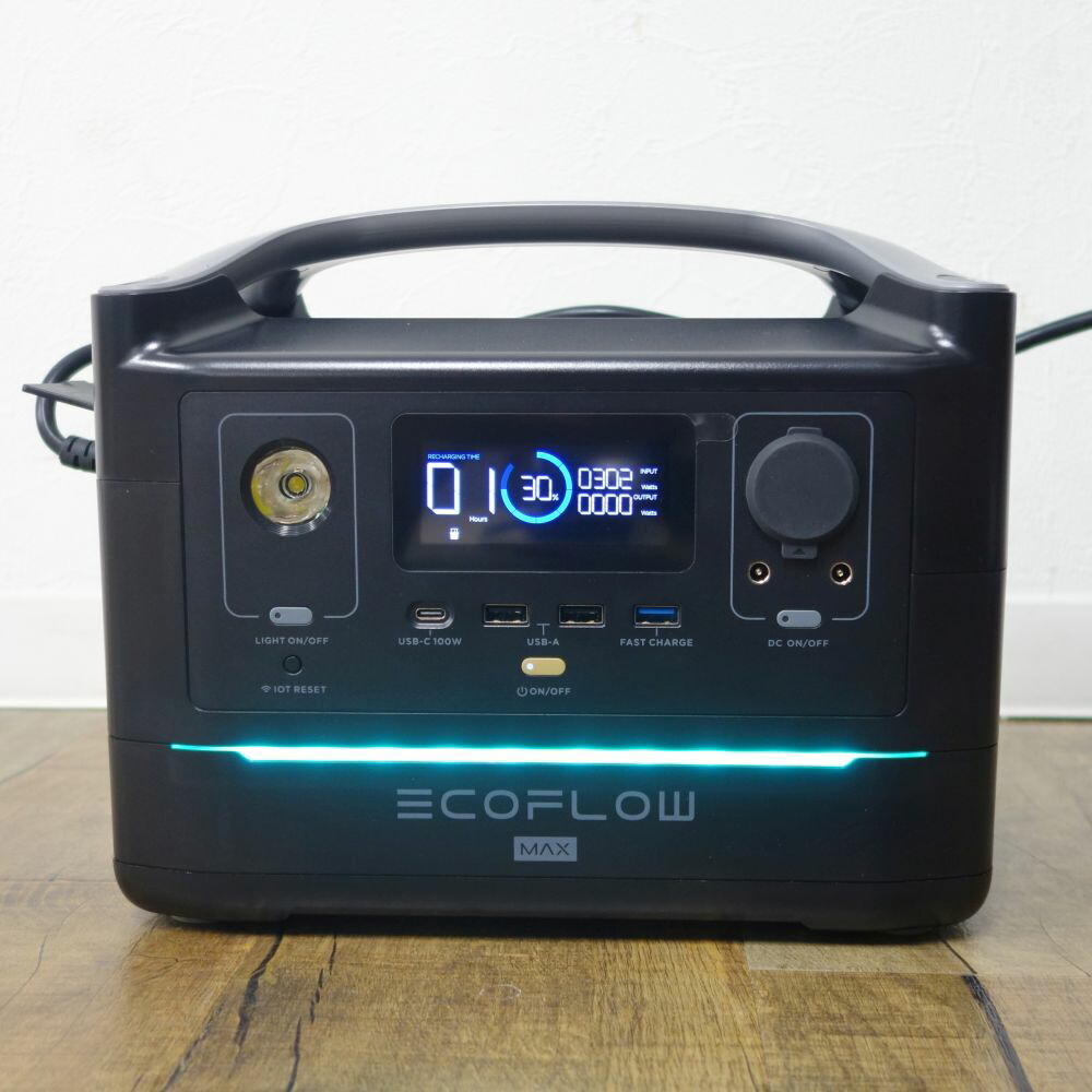 楽天市場】【新古品】エコフロー EcoFlow RIVER 600 MAX ポータブル