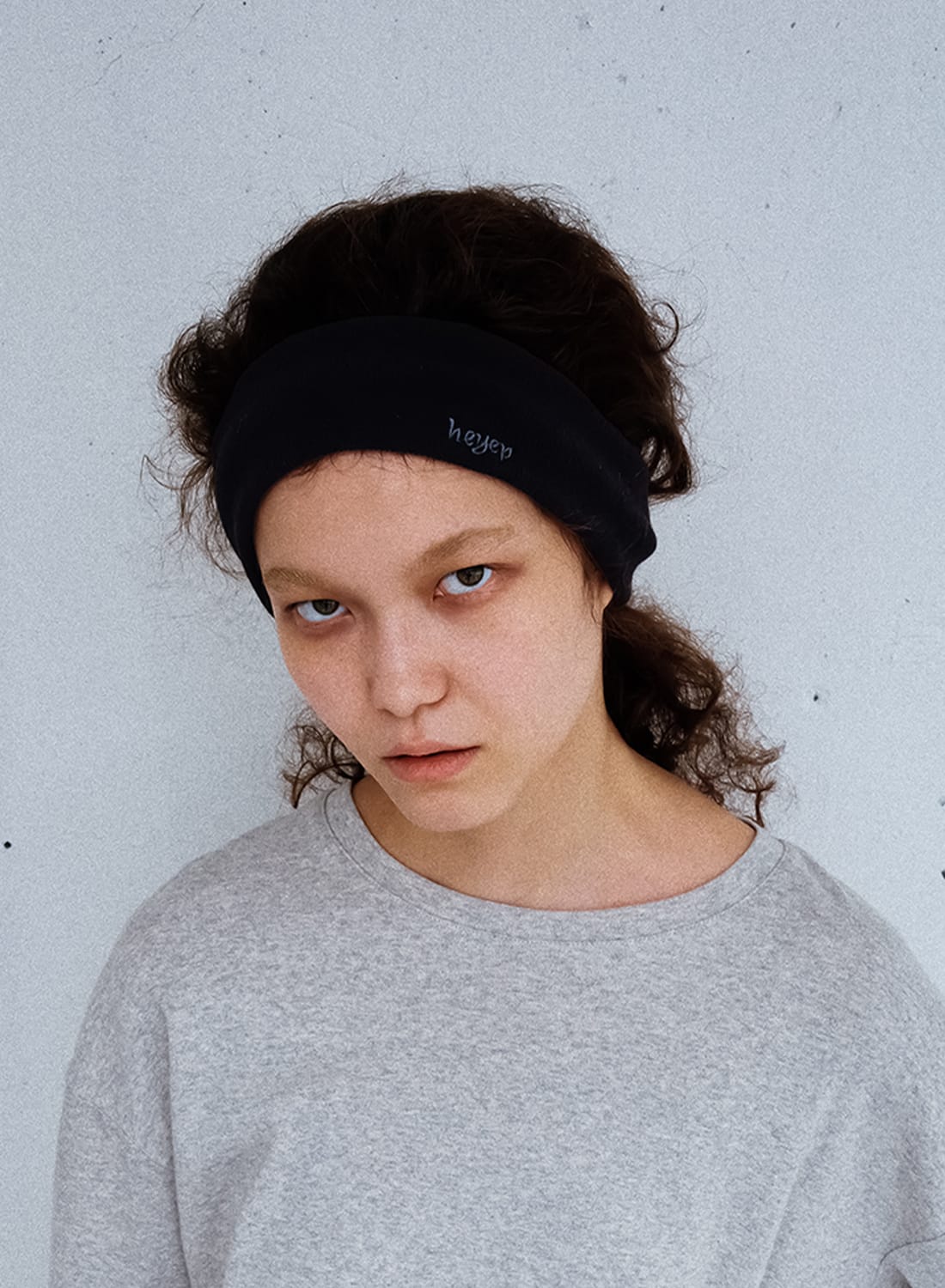 楽天市場】【9%OFFクーポン対象】heyep(ヘイップ)/Knit Logo Hairband