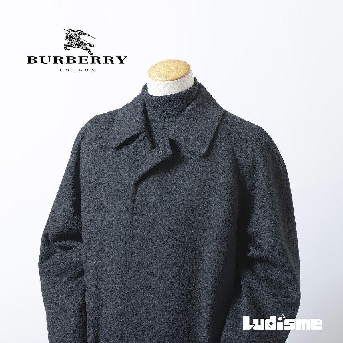 楽天市場】ブラック burberry london ステンカラーコートの通販