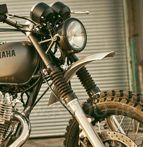 楽天市場】KEDO ケドー ショート フロントフェンダー アルミ SR400/500