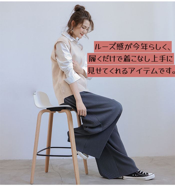楽天市場】送料無料 裾カット プリーツパンツ レディース 夏 セルフ
