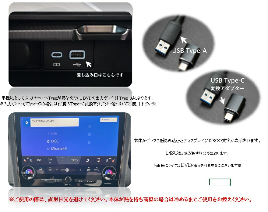 楽天市場】10系 カローラクロス dvdプレーヤー DVDデッキ CDプレイヤー