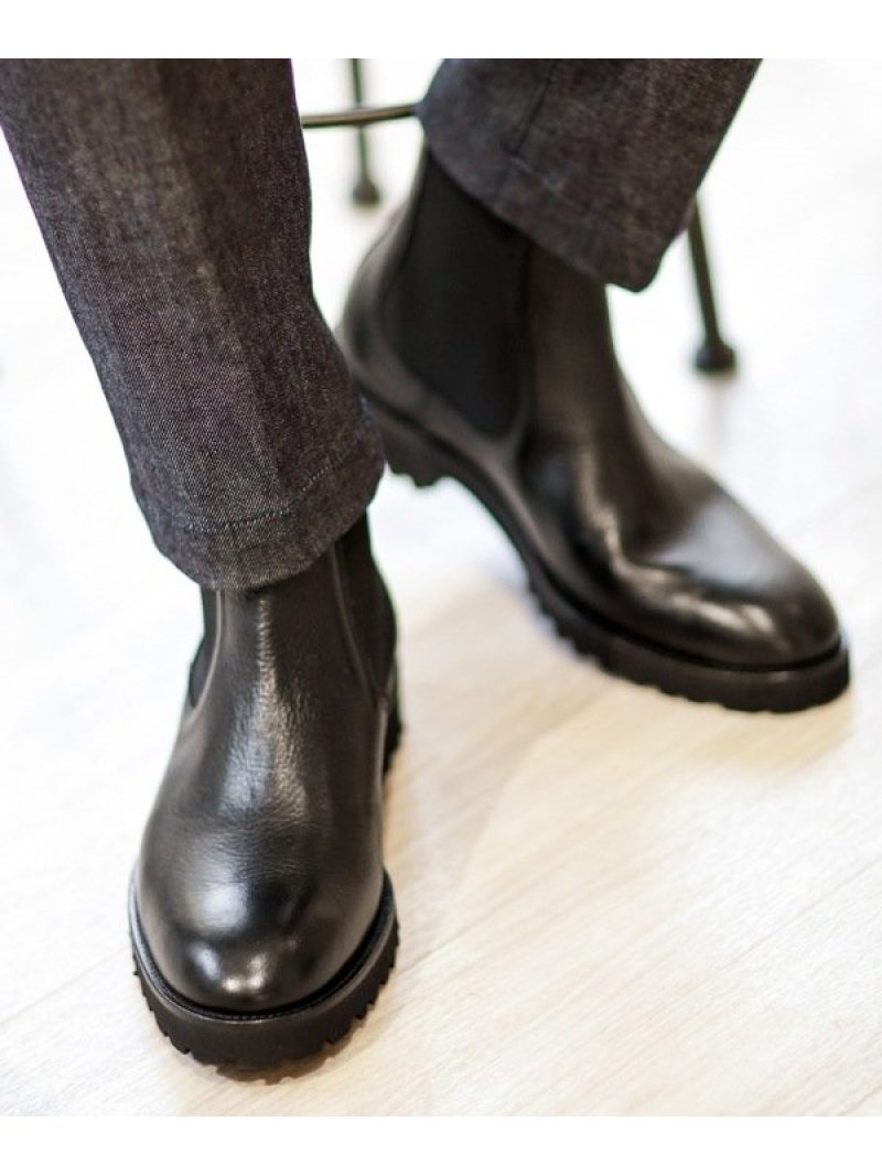 楽天市場】【SALE／30%OFF】Vibramソール イタリア製サイドゴアブーツ