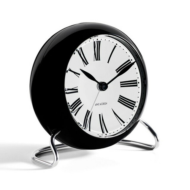 楽天市場】アルネ ヤコブセン Roman Table Clock 11cm white クォーツ