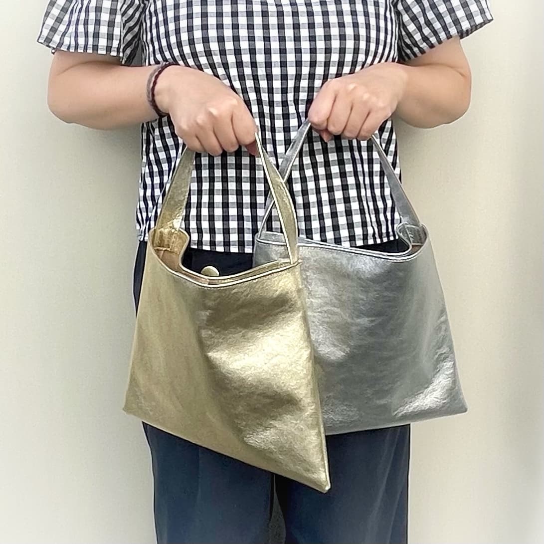 楽天市場】ワンハンドル レザーバッグ ミニ ゴールド シルバー ミニ