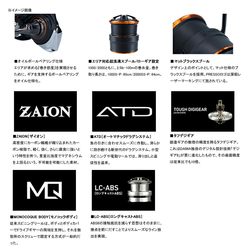 楽天市場】 ダイワ(Daiwa) 21PRESSO(プレッソ) LT1000S-P 00060380