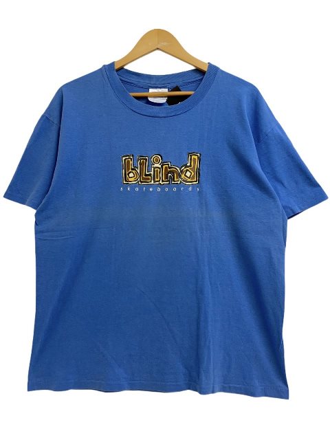 楽天市場】USA製 90s BLIND SKATEBOARDS Logo S/S Tee 青 L ブラインド