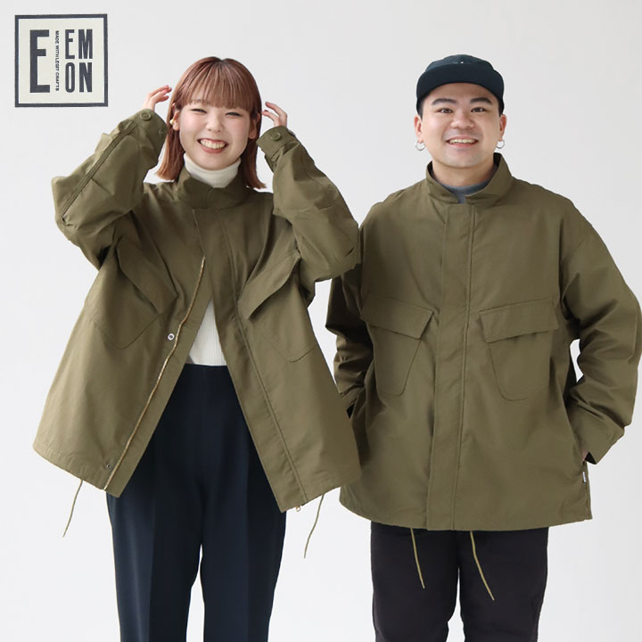 楽天市場】EMON(エモン) スタンドカラー ジャケット HAKKA(AF-JAKS002