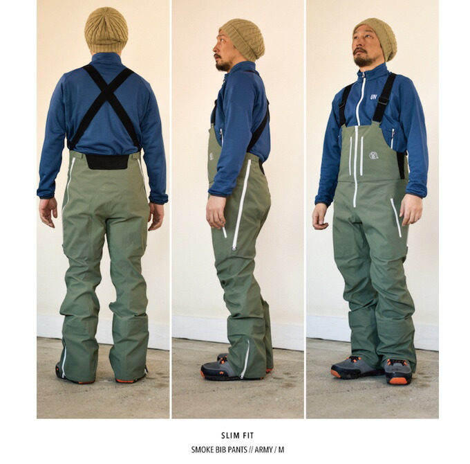 楽天市場】unfudge アンファッジ 23-24モデル SMOKE BIB PANTS
