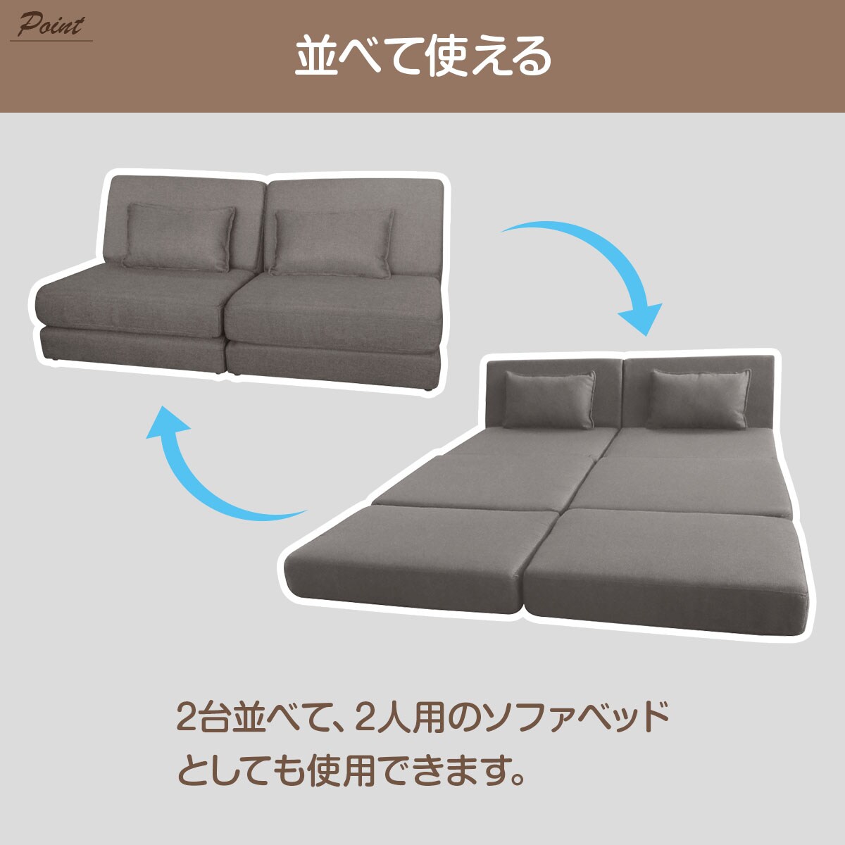 楽天市場】コンパクトな 一人掛け ソファベッド (パーシー GY) 1人用 1