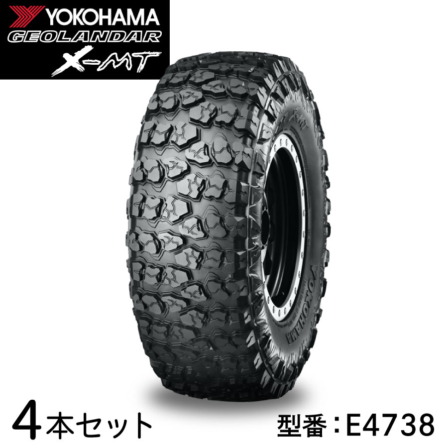 楽天市場】4本セット ヨコハマタイヤ GEOLANDAR X-MT E4738 37×13.50