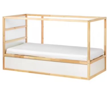 楽天市場】IKEA イケア KURA キューラリバーシブルベッド, ホワイト