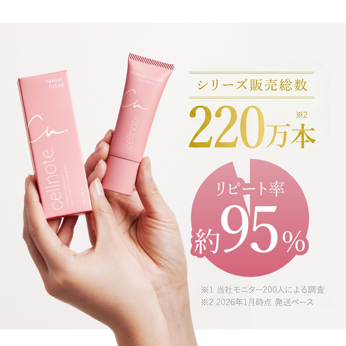 楽天市場】cellnote. FeMish CLEAR フェミッシュクリア 25g 医薬部外品