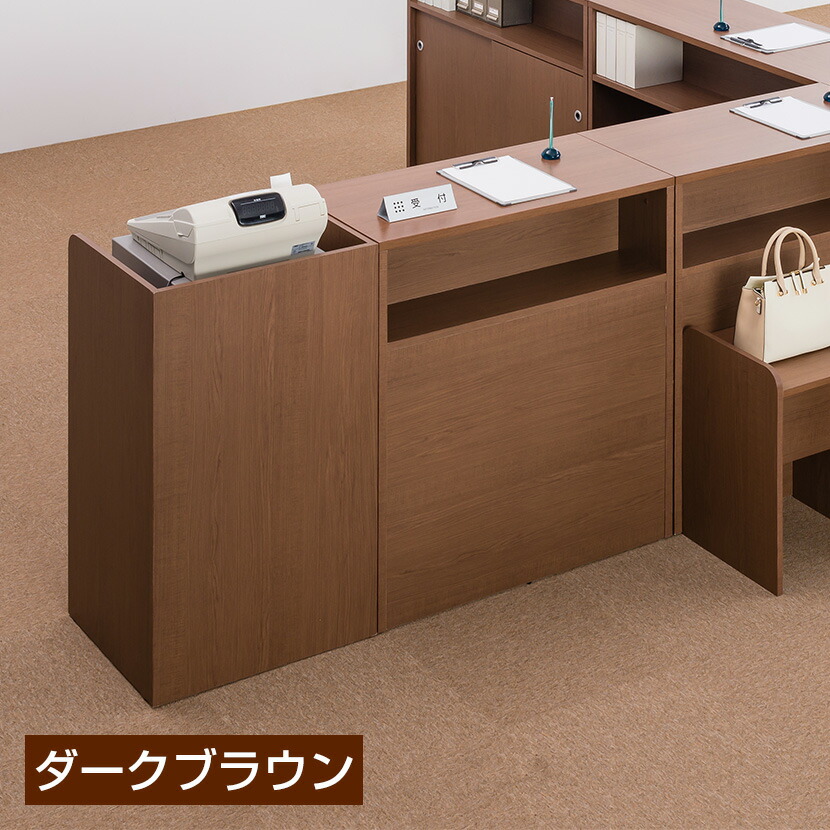 楽天市場】【法人様限定】木製 レジカウンター レジ台 鍵付き 引き出し