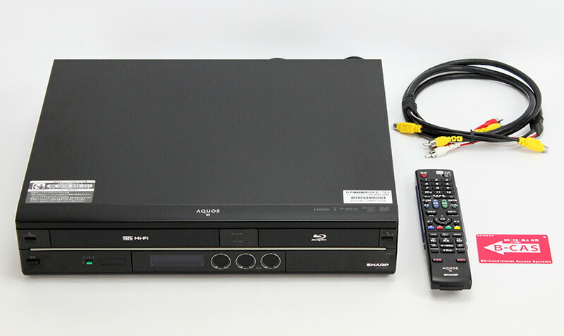 楽天市場】【2010年製】SHARP / シャープビデオ一体型ブルーレイ