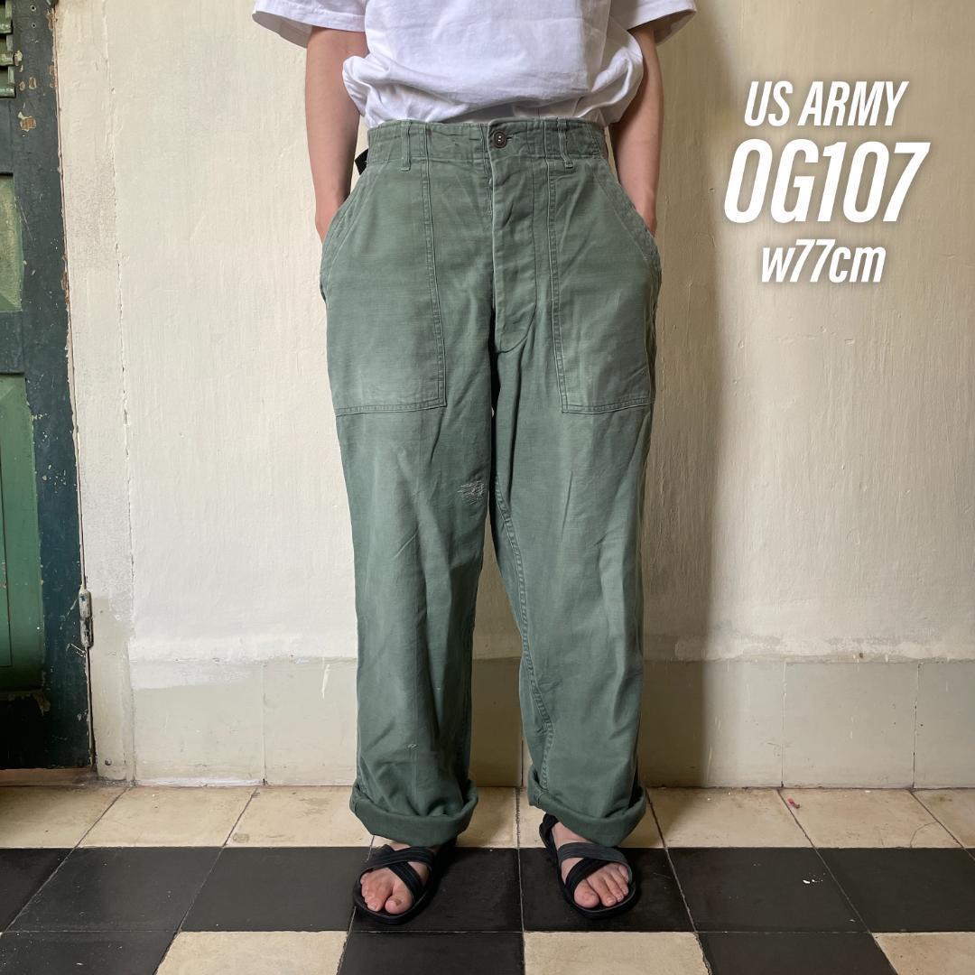 楽天市場】VA8P US ARMY 米軍 アメリカ軍 ベイカーパンツ 60s OG107