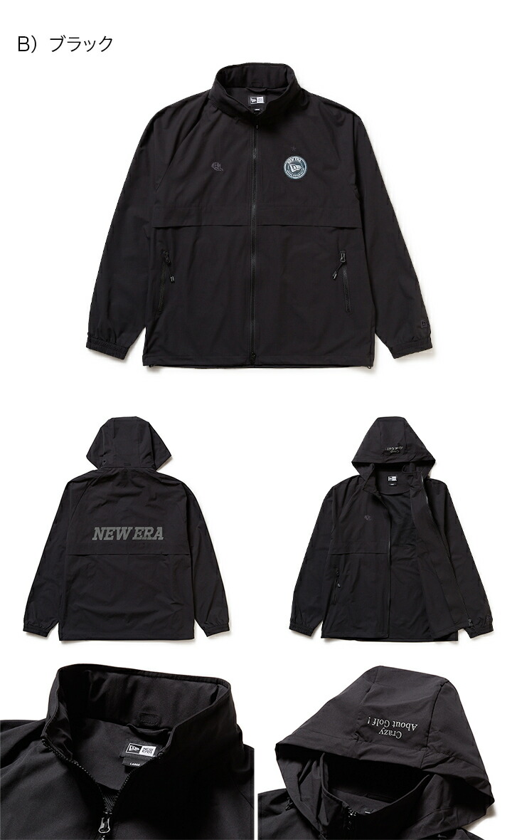 楽天市場】ニューエラ ゴルフ ウェア NEW ERA GOLF ジャケット 黒 白