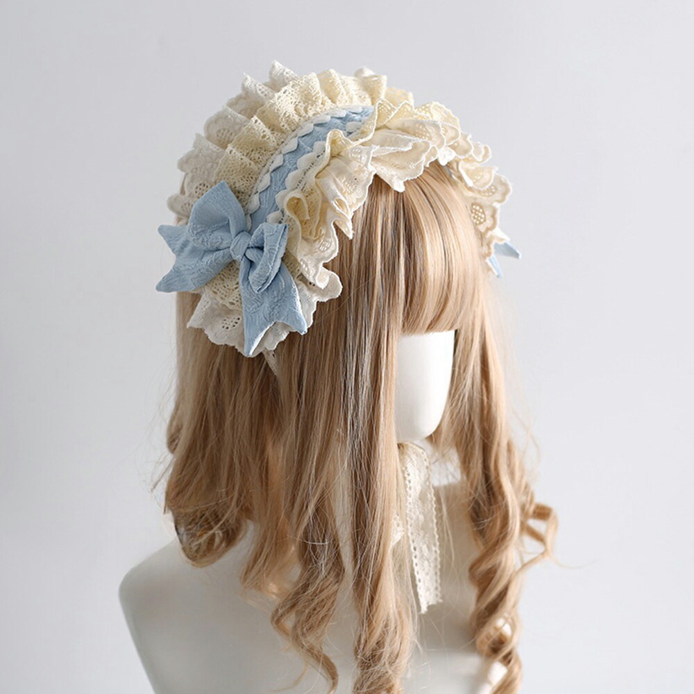 楽天市場】ヘッドドレス ロリータ ヘアアクセサリー リボン ゴシック