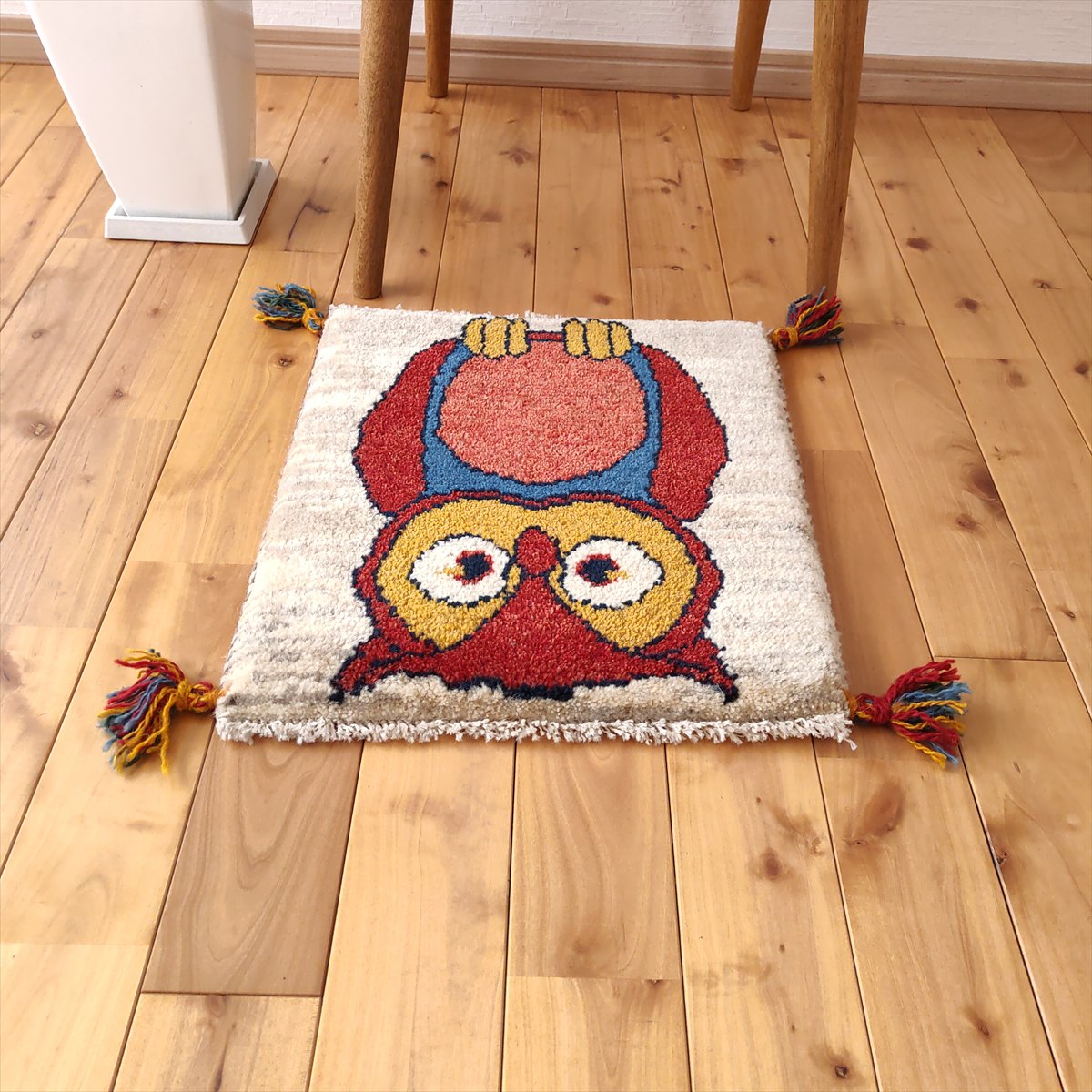 楽天市場】ペルシャ ギャッベ 【 本場 イラン産 】 41x39cm 厚み 2.20