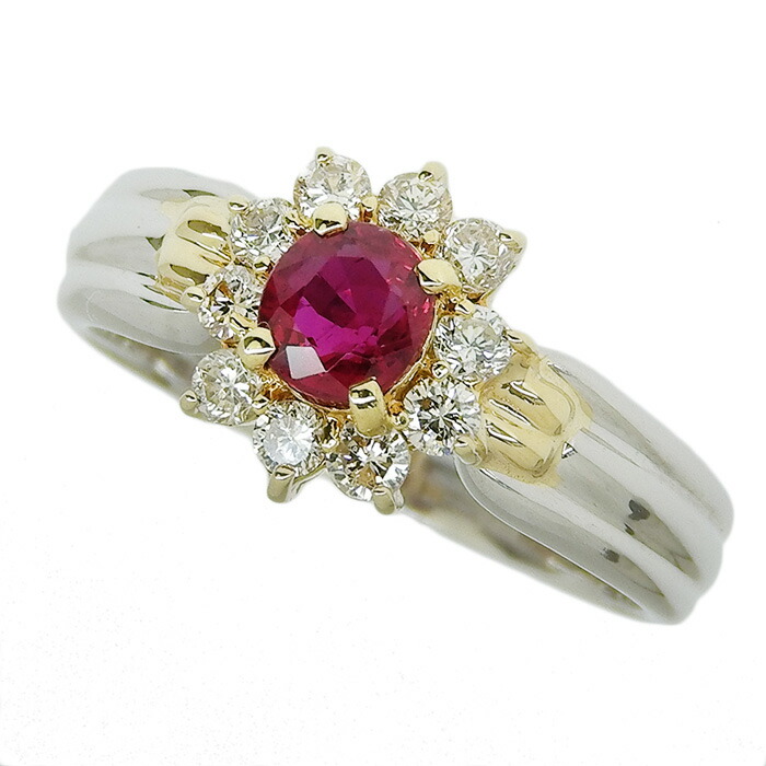 楽天市場】JEWELRY MAKI ジュエリーマキ フラワー モチーフ ルビー