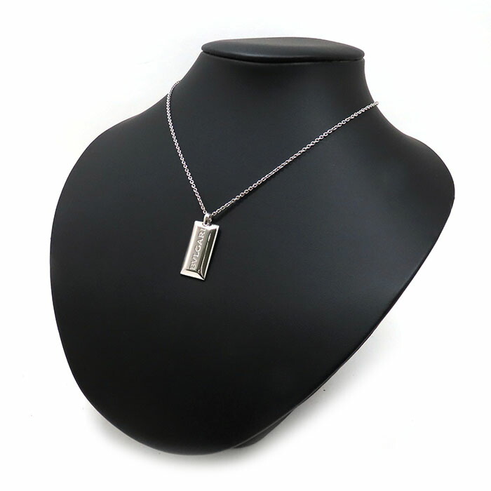 楽天市場】BVLGARI ブルガリ インゴット ネックレス K18WG 750