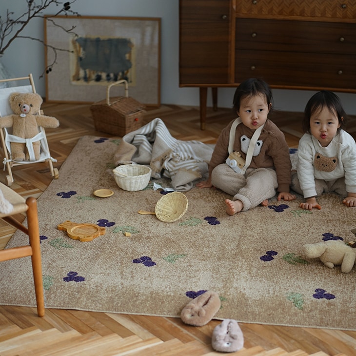 楽天市場】モチーフラグ ブルーベリー 90×130cm cucan◇[NS]MILKHOME
