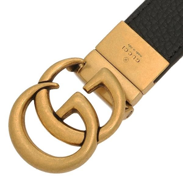 楽天市場】グッチ ベルト ダブルG ブラック ブラウン メンズ GUCCI