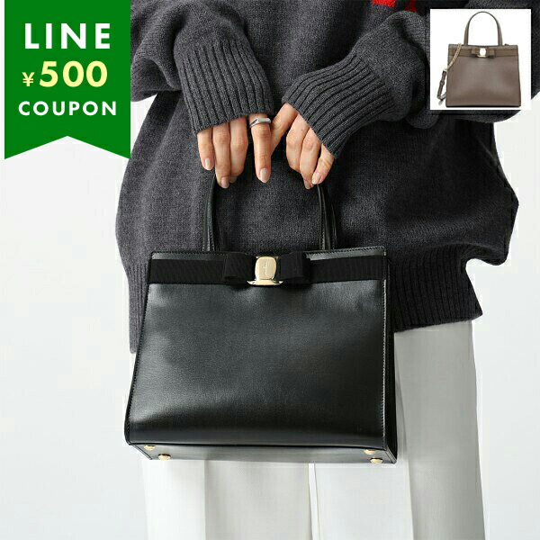 楽天市場】FERRAGAMO フェラガモ ハンドバッグ VARA ヴァラ GROS GRAIN