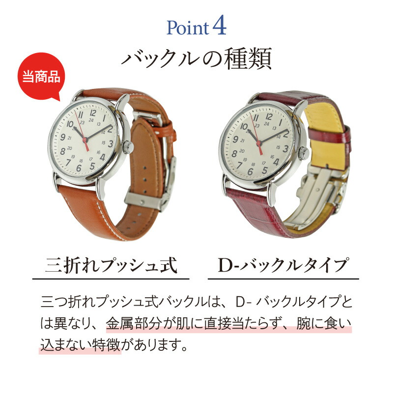 楽天市場】16mm 18mm バックル 三つ折れ 片開き BAMBI バンビ 革ベルト