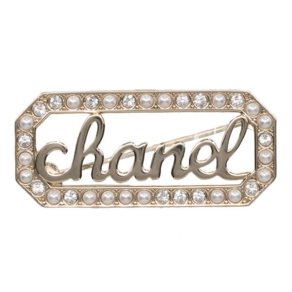 楽天市場】シャネル ブローチ レディース CHANEL ロゴモチーフ ABB776