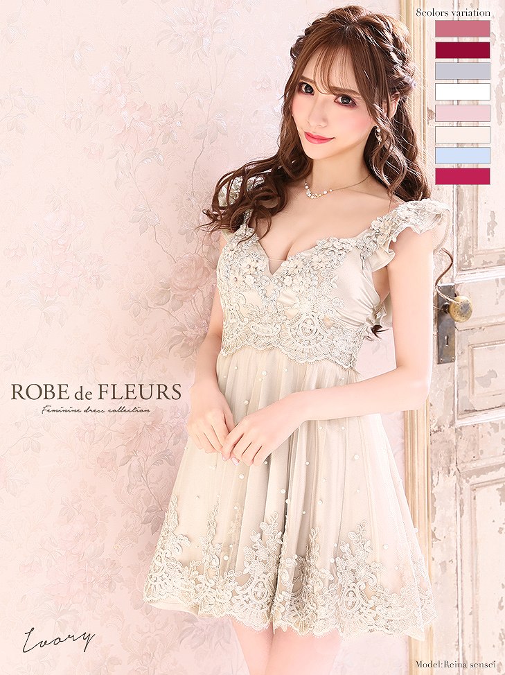 楽天市場】【カラー追加】【再入荷】XS/S/M/L 送料無料 ROBE de FLEURS