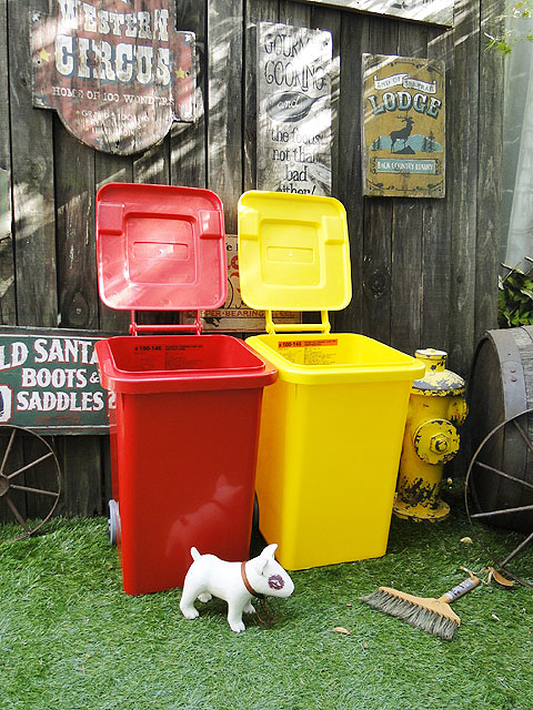 楽天市場】ダルトン プラスチックトラッシュカン 45Lサイズ （イエロー