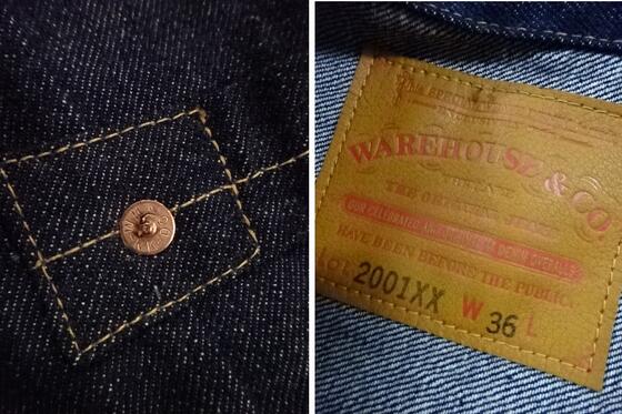 楽天市場】WAREHOUSE Lot 2001XX 1ST TYPE 13.5ozデニムジャケット