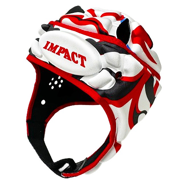 楽天市場】IMPACT インパクト KABUKI Red レッド 赤 ラグビー ヘッド