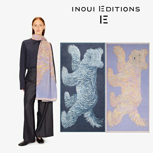 楽天市場】INOUI EDITIONS イヌイエディションズ プリントスカーフ