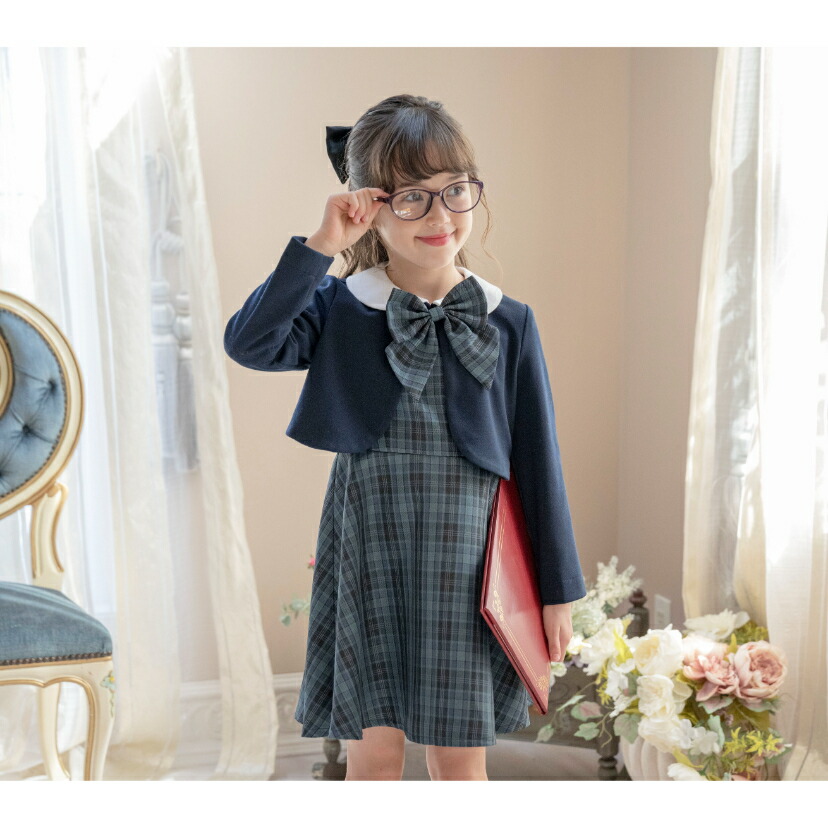 楽天市場】【入学準備セール】 入学式 女の子 子供服 スーツ チェック