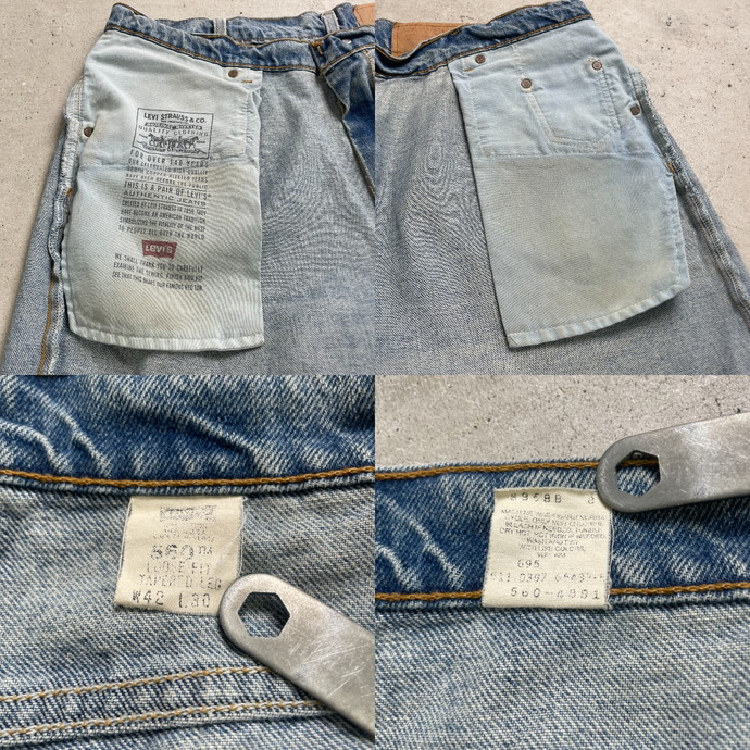 楽天市場】90年代 USA製 Levi's リーバイス 560 バギーデニムパンツ