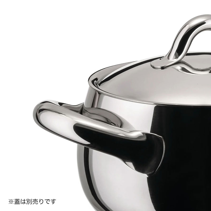 楽天市場】アレッシィ キャセロール 24cm ミラー仕上げ フタ別売り