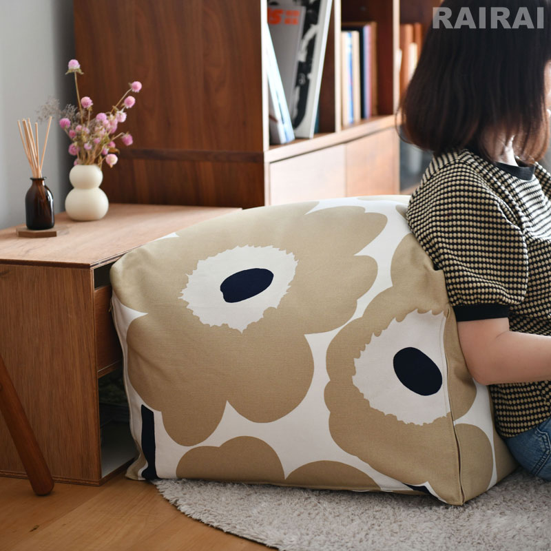 楽天市場】マリメッコ クッション ウニッコ 55cm PUFFI ビッグ