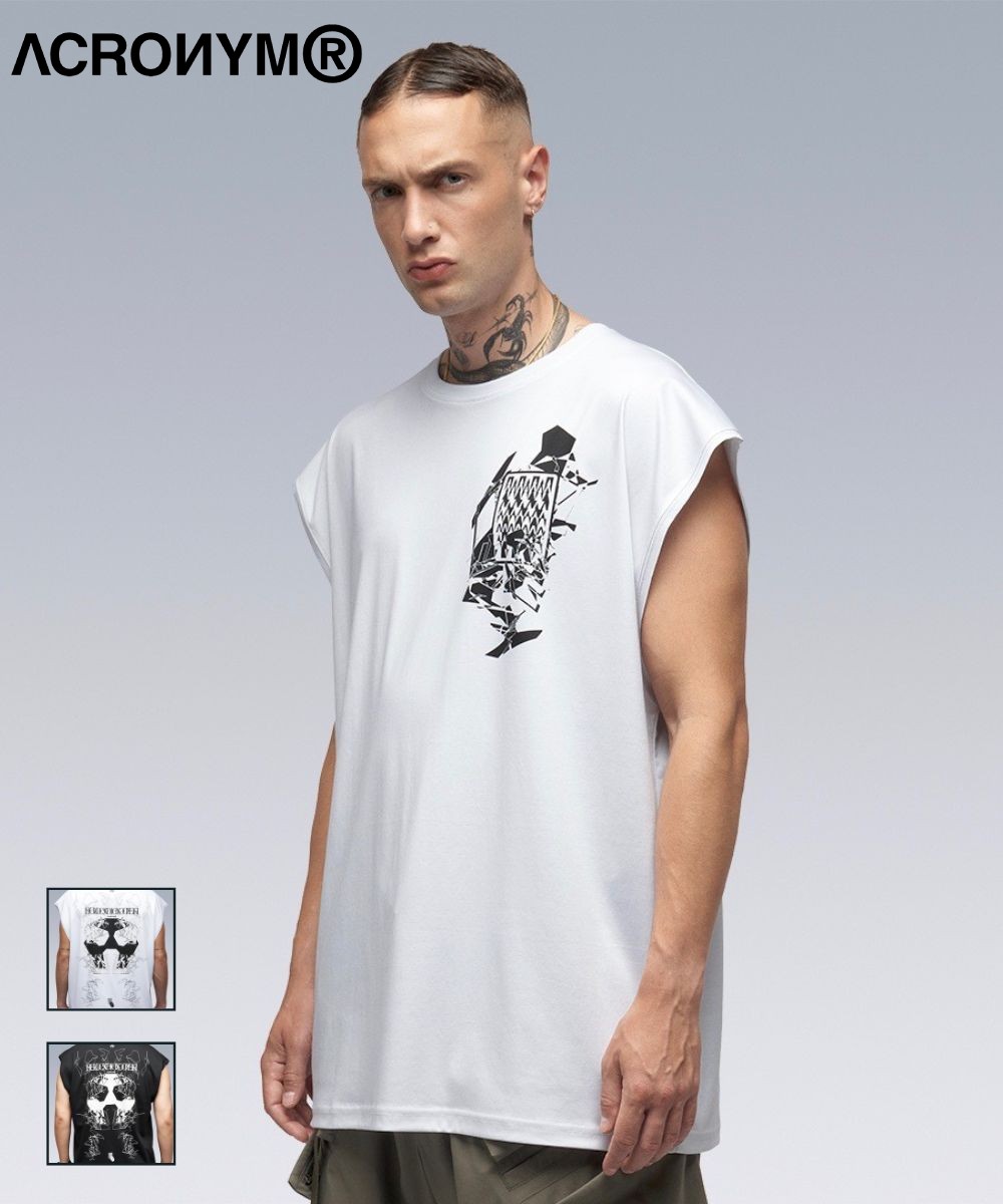 楽天市場】ACRONYM / MERCERIZED SLEEVELESS T-SHIRTS [LOOSE FIT