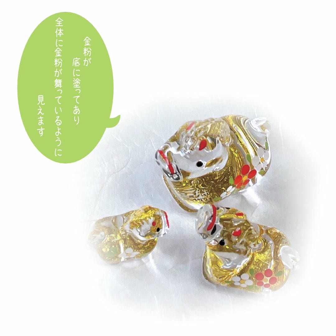 楽天市場】だるま 金 硝子親子飾り E-7 瀬戸取寄 ガラス 置物 置き物