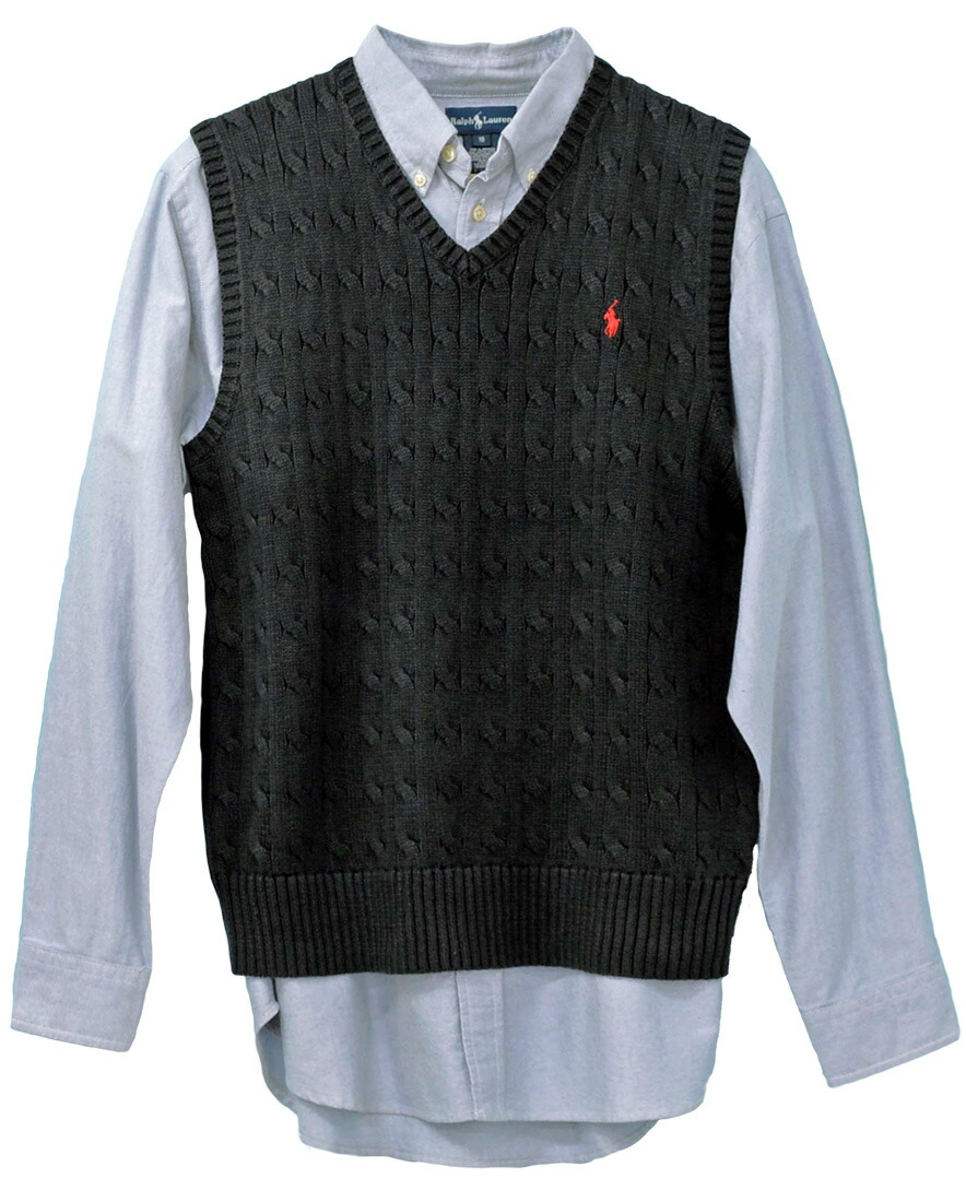 楽天市場】POLO by Ralph Lauren Boy's 定番コットン ケーブル編 V