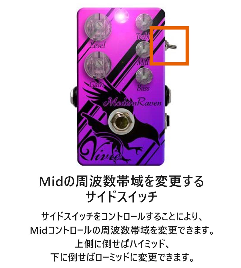 楽天市場】ベース ギター エフェクター Vivie ModernRaven モダン