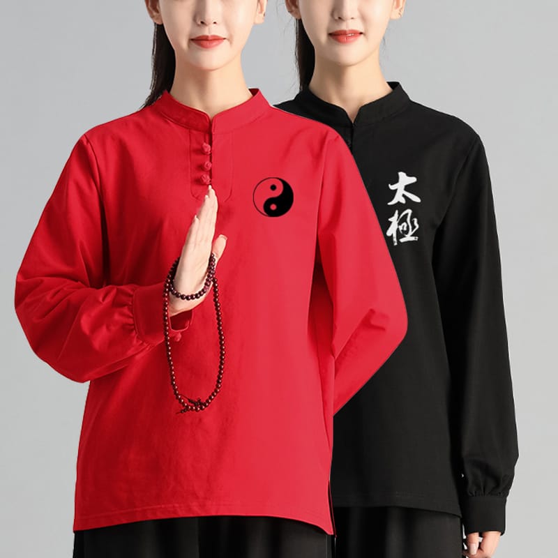 楽天市場】太極拳服 太極拳トレーニングTシャツ 男性 女性 兼用 メンズ